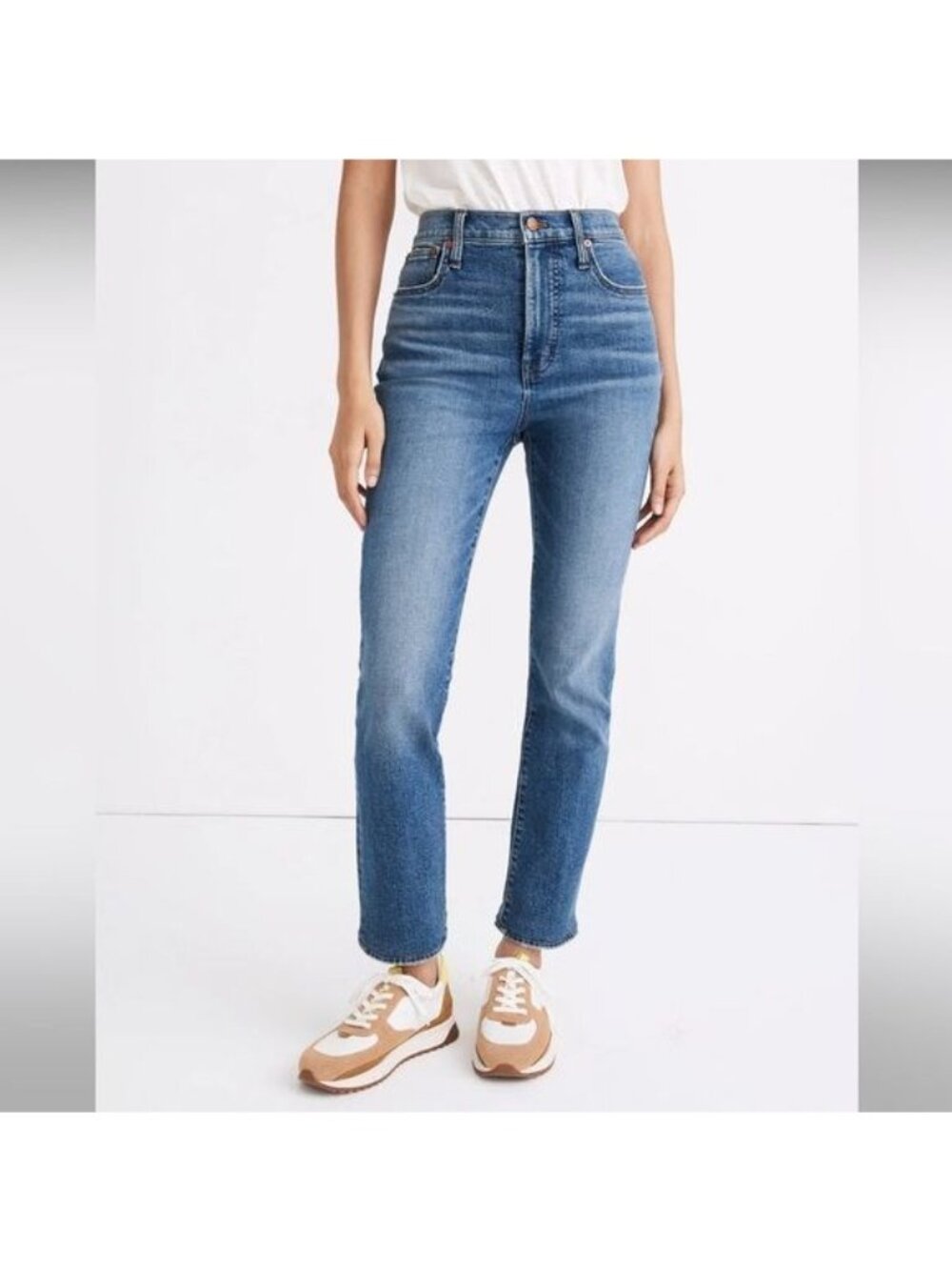 Madewell Slim Demi-Boot Jeans high waisted 26 - Picture 5 of 11